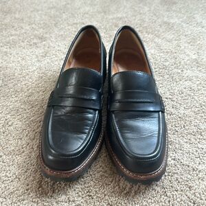 Madewell Corinne lugsole loafers, size 8
